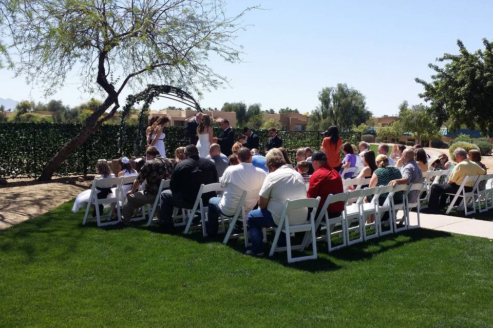 Outdoor Wedding March 2015
