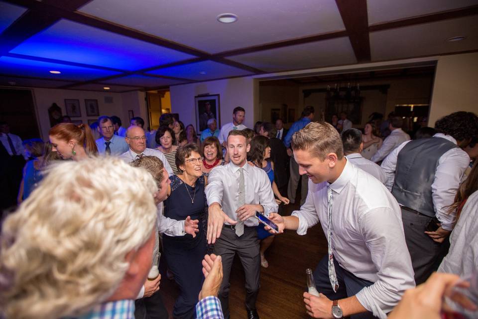 Wedding dance party