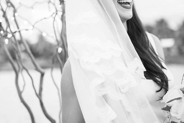 Happy bride