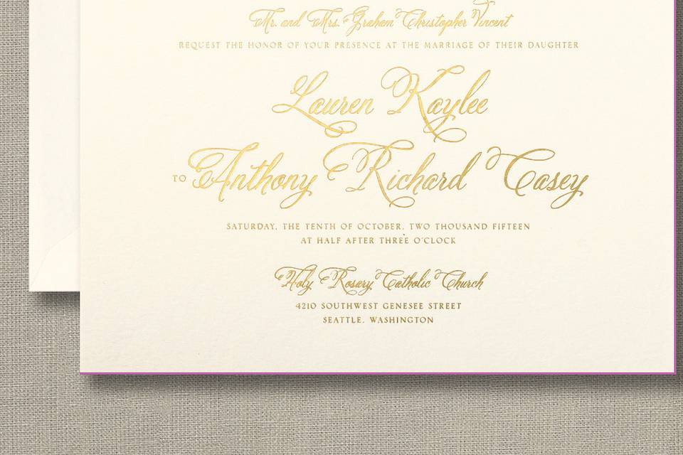 Wedding invites