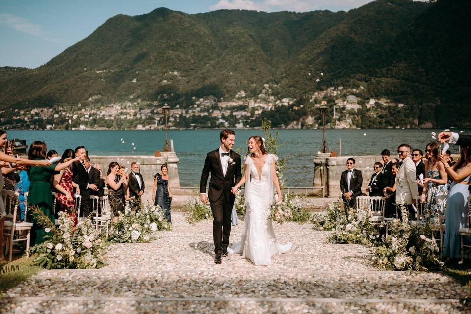 I Do in Lake Como Wedding