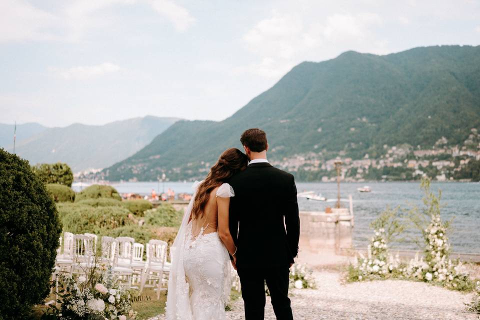 I Do in Lake Como Wedding