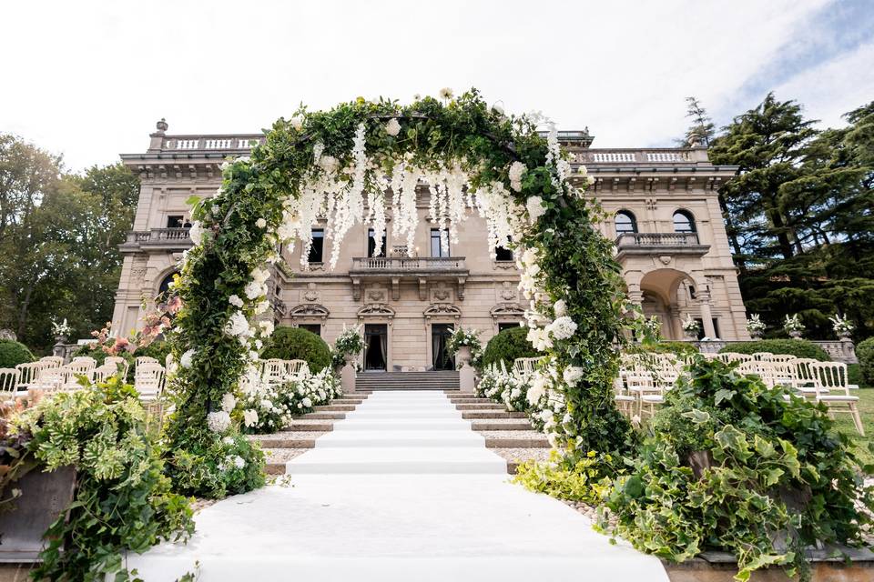 I Do in Lake Como Wedding