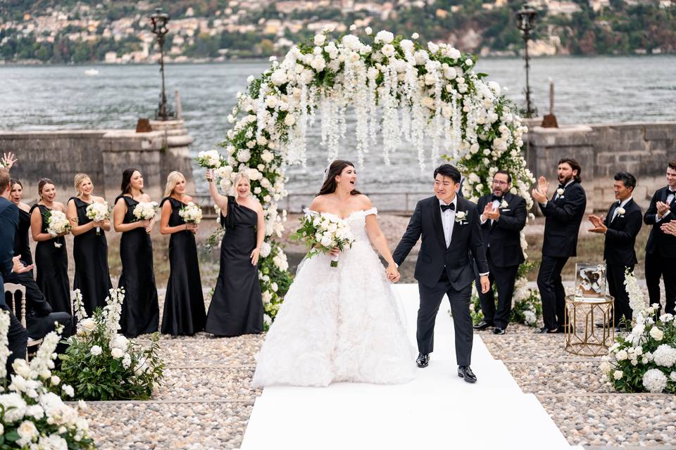 I Do in Lake Como Wedding