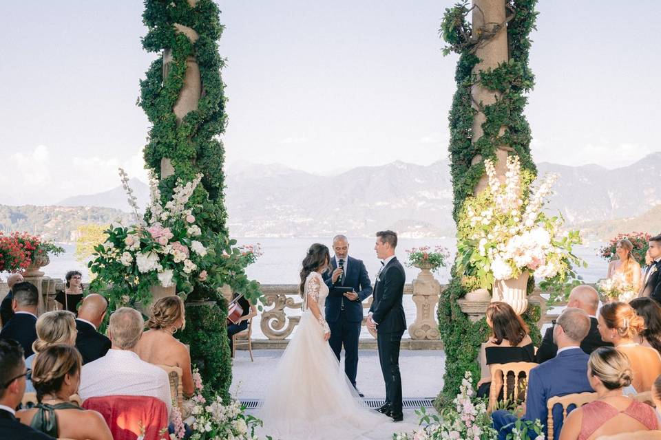 I Do in Lake Como Wedding