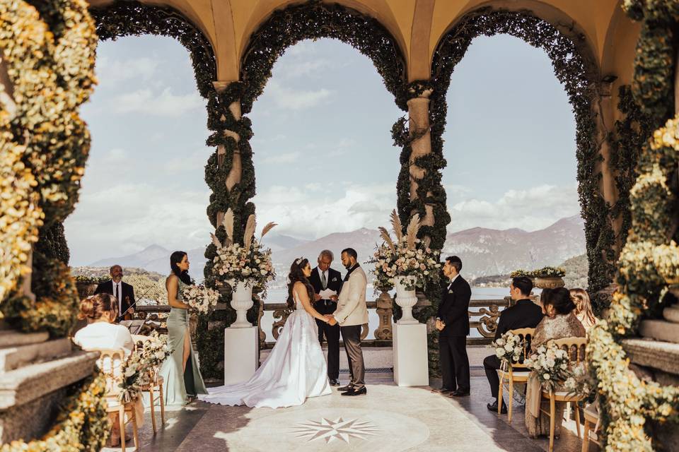 I Do in Lake Como Wedding