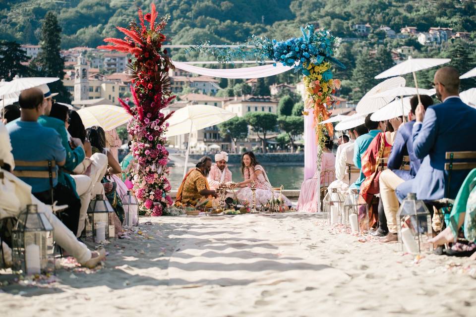 I Do in Lake Como Wedding