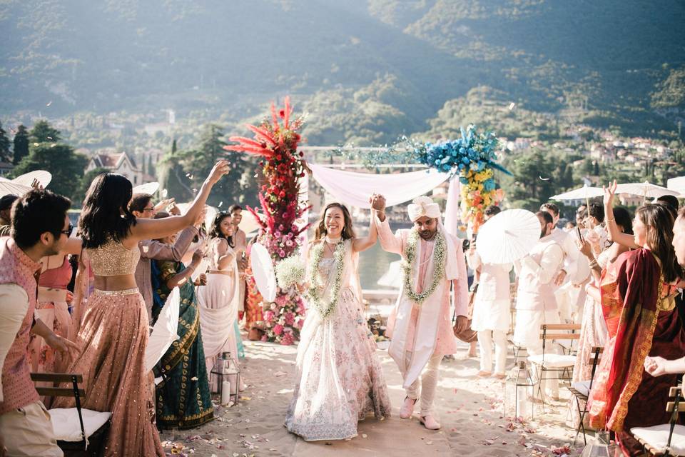 I Do in Lake Como Wedding