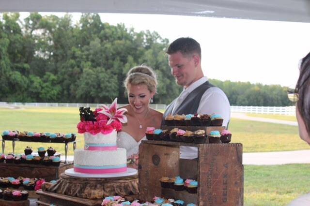 Cutting the cake