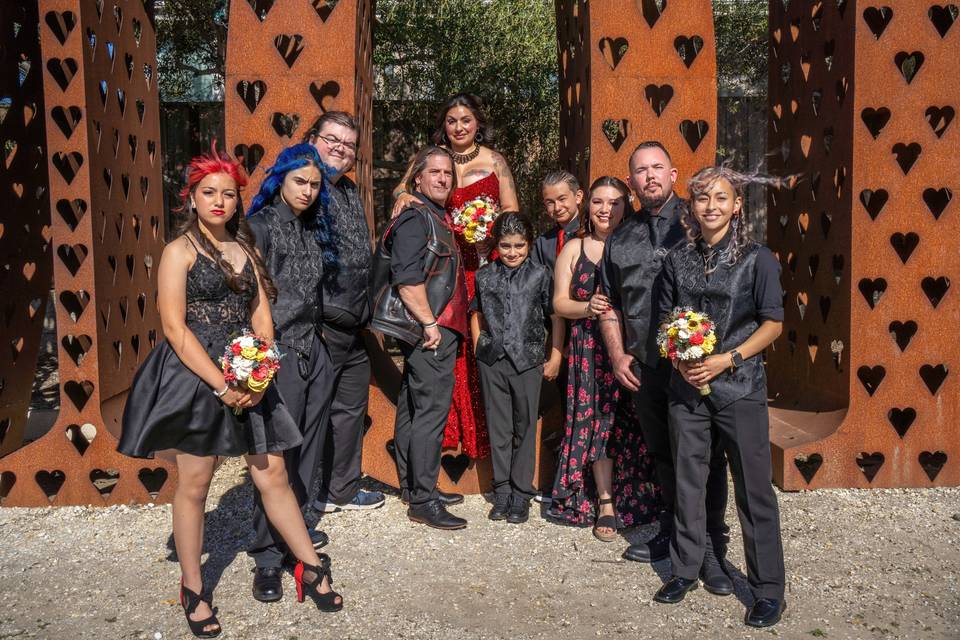 Native amercian wedding photo