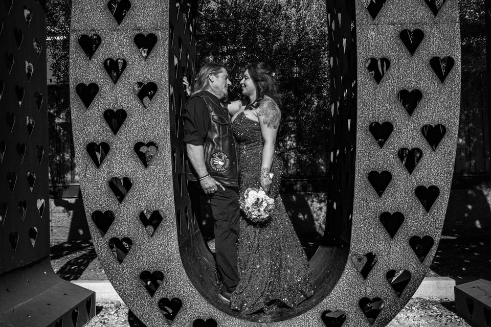 Native amercian wedding photo