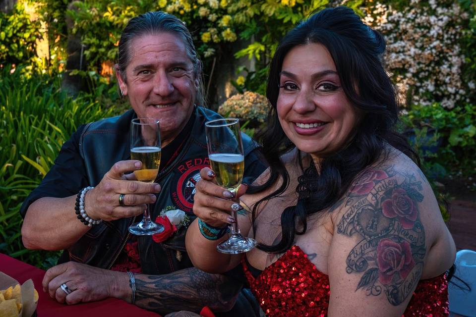 Native amercian wedding photo