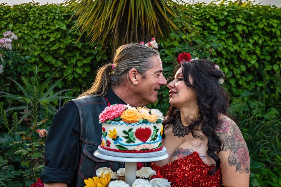 Native amercian wedding photo