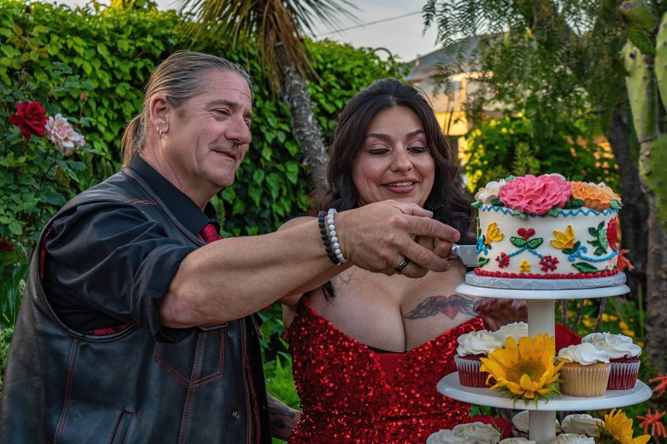 Native amercian wedding photo