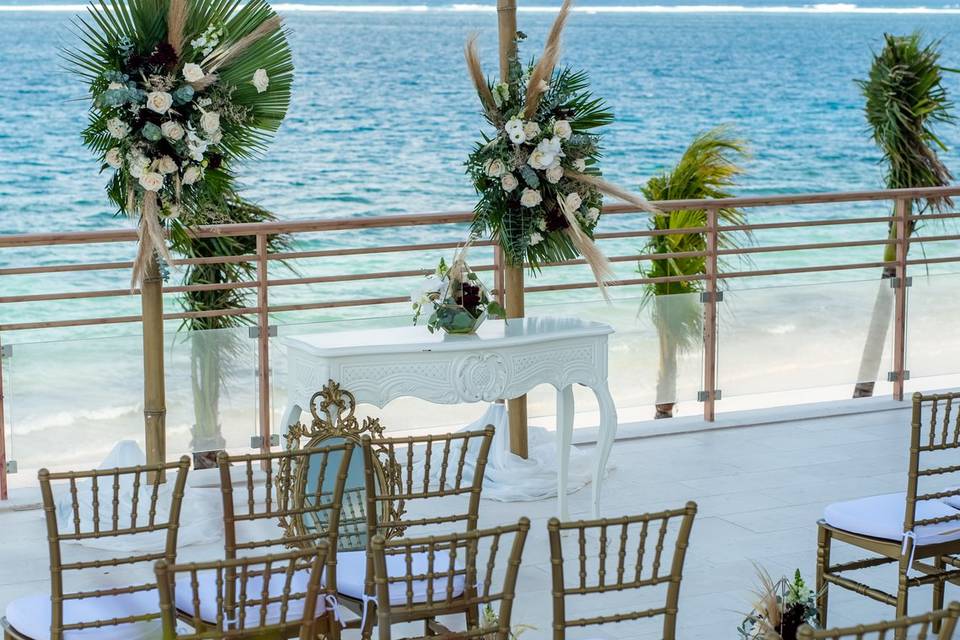 Indoor Wedding Setup