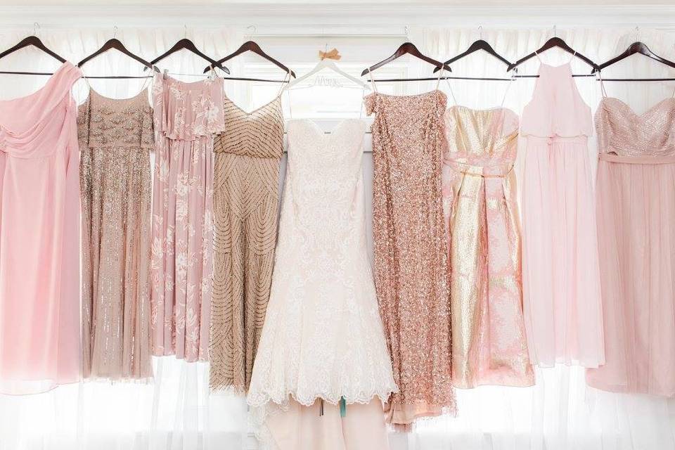 Pink dresses