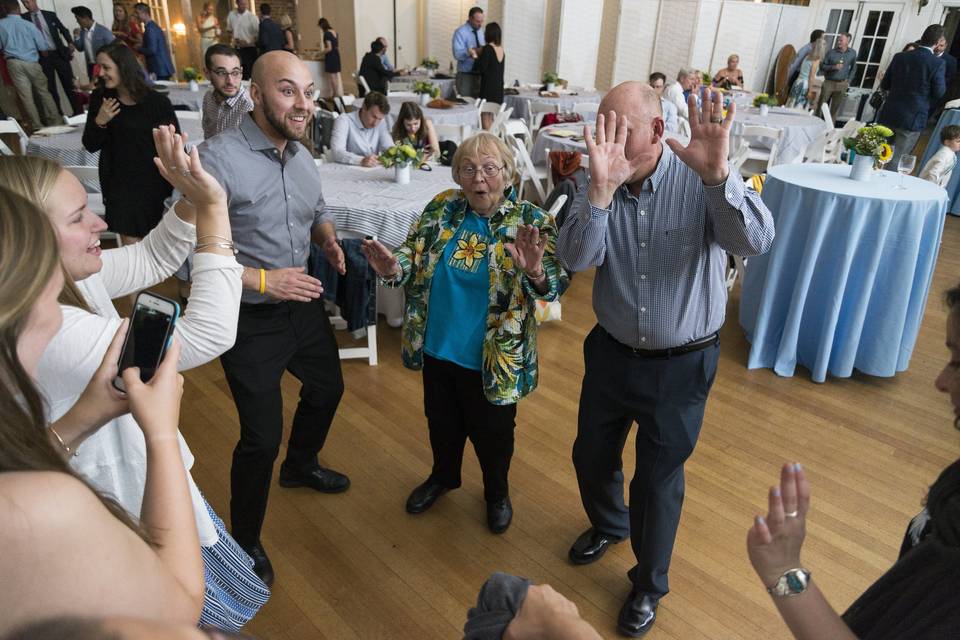 Couple dancing