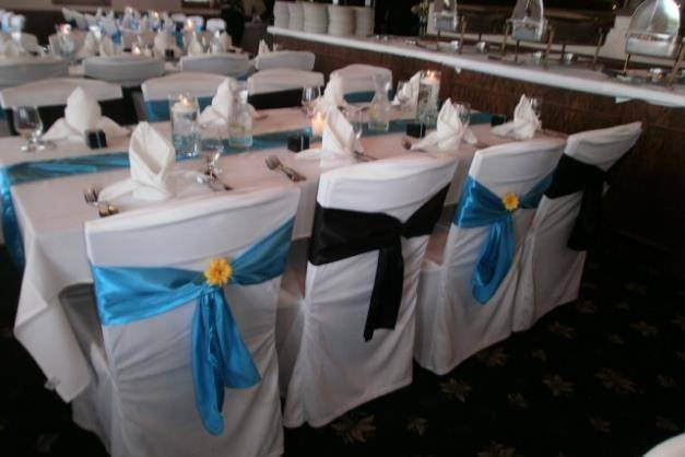 Scuba Chair Covers w/sash