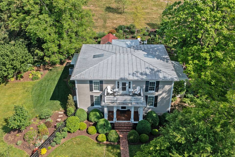 Aerial view of property