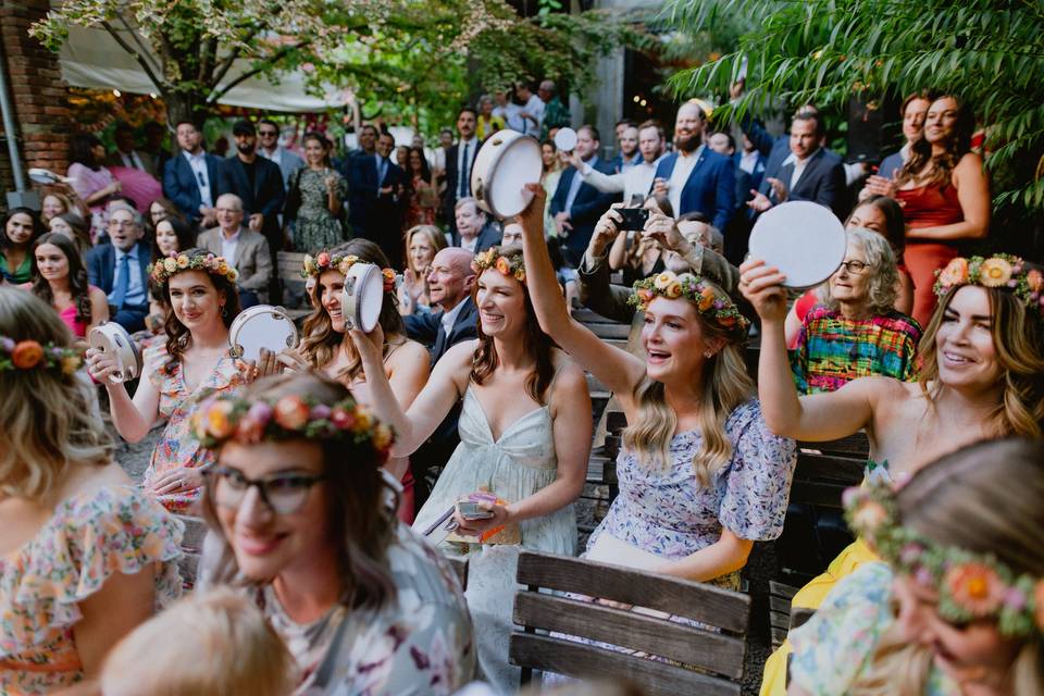 Ceremony in Main Garden