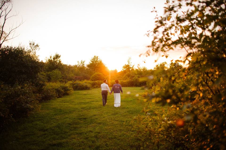 Sunset walk