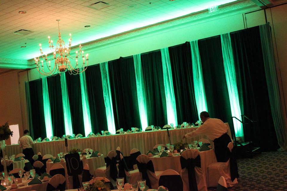 Head Table material
Ritz Charles - Overland Park, KS