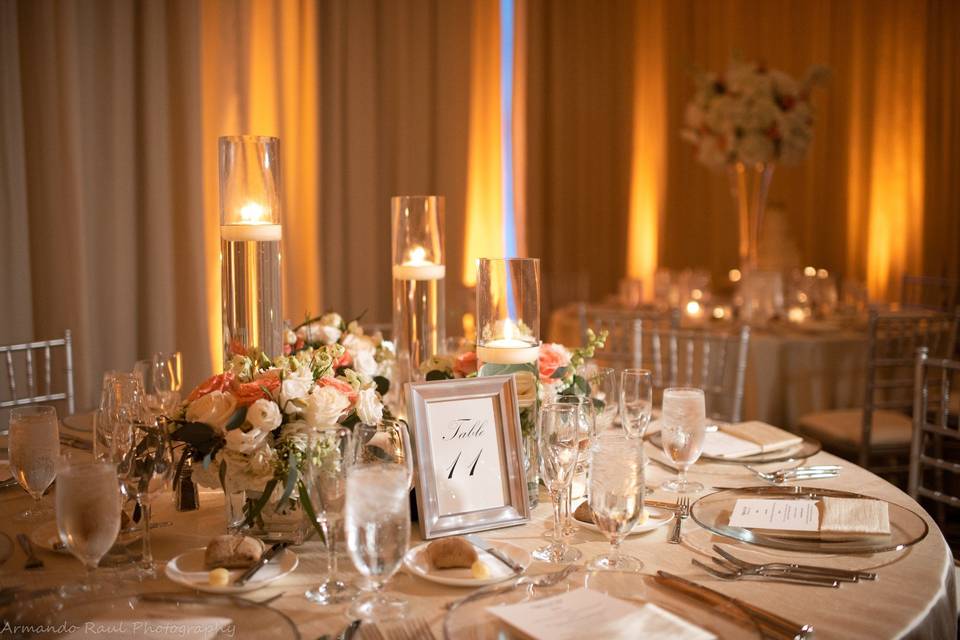Silver Table Numbers