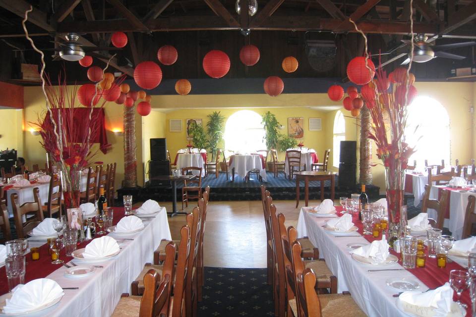 Large Banquet Room Wedding