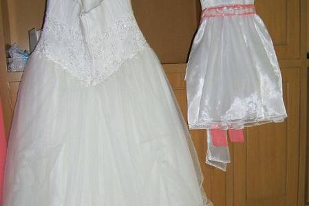 Bridal and junior escort dress