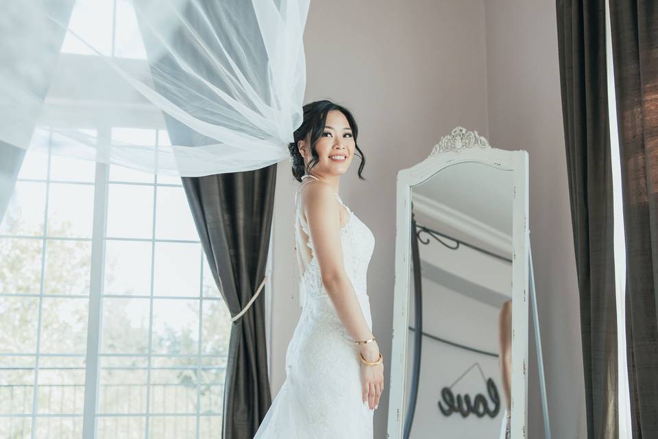 Newlywed beauty