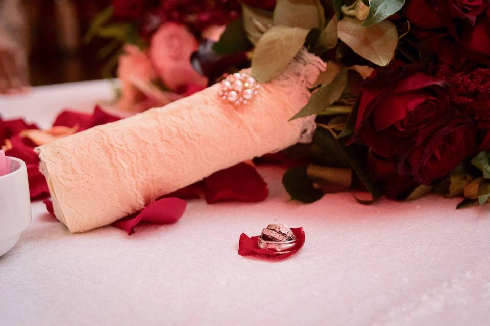 Bridal Bouquet & Ring set
