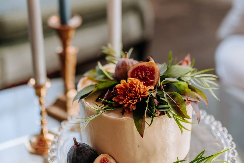 Fall Cake Florals