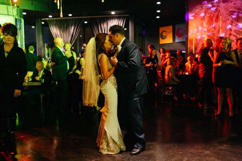 Couple's first dance