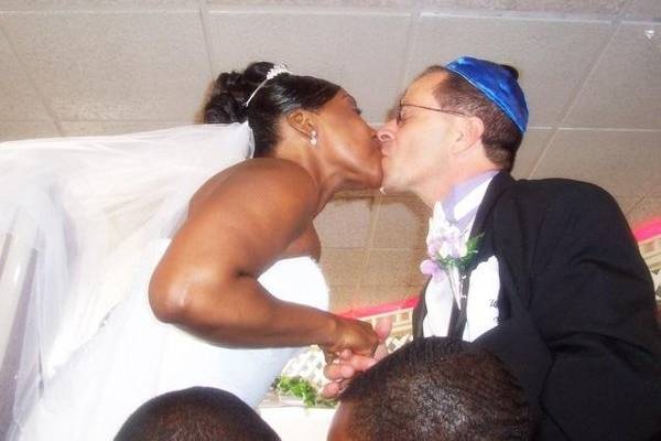 Couple kissing