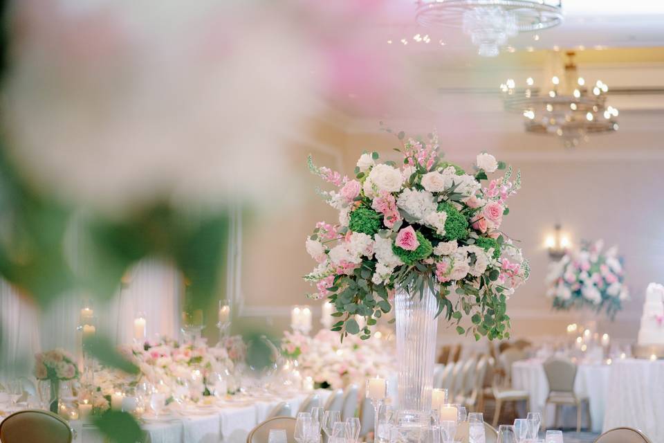 Pink Florals at Smith Ballroom