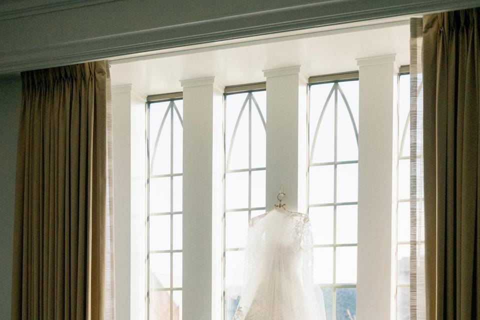 Wedding Dress at Morris Inn
