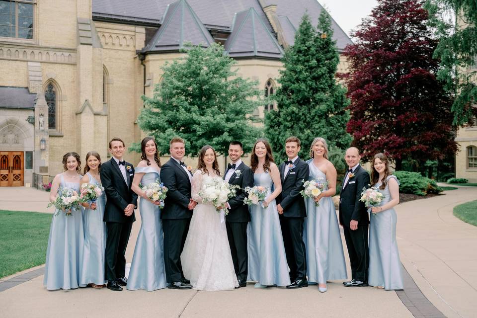 Wedding Party in God Quad