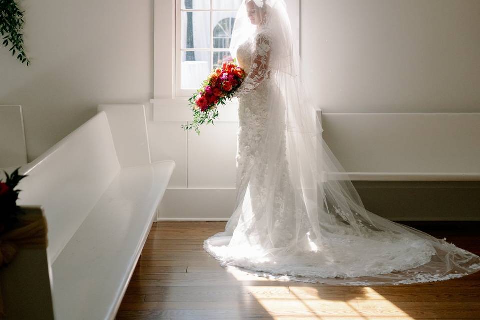 Bride at The Morris Estate