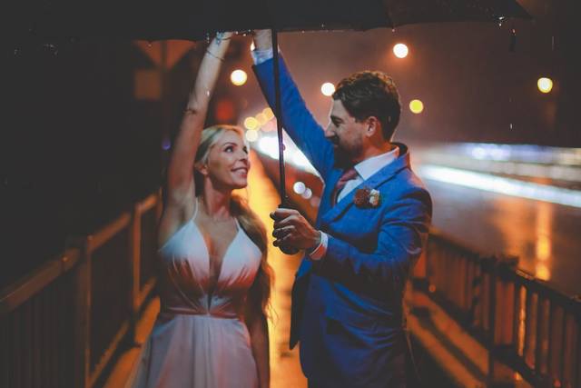 Rainy Day Wedding Bliss