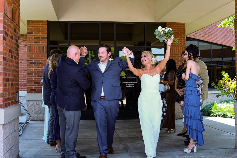 Stunning Courthouse Wedding