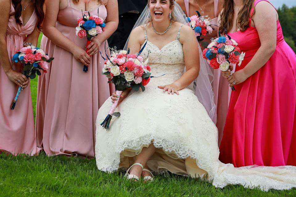 Fun Bridal Party Photos