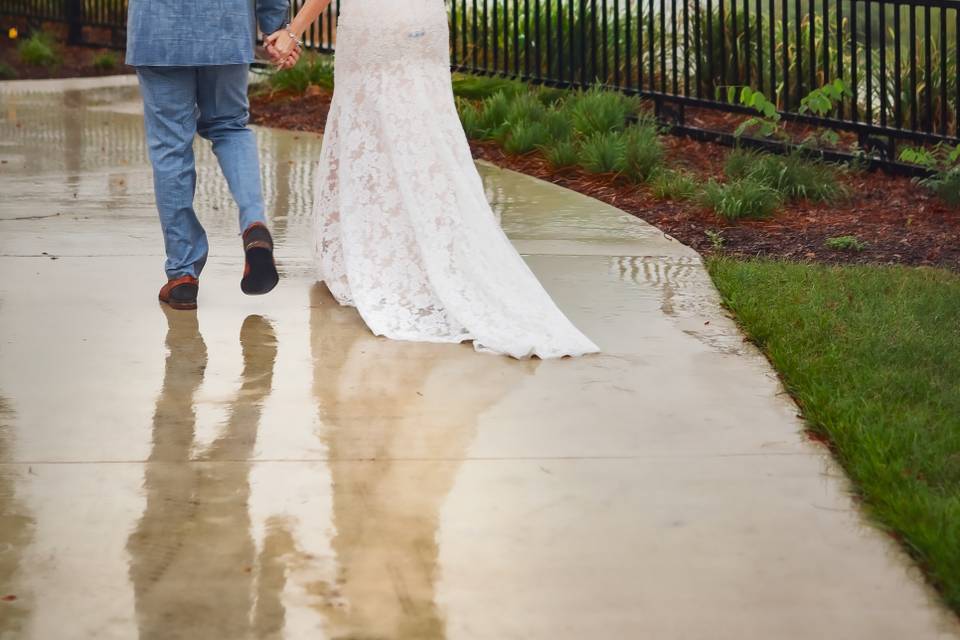 Rainy Day Wedding Bliss