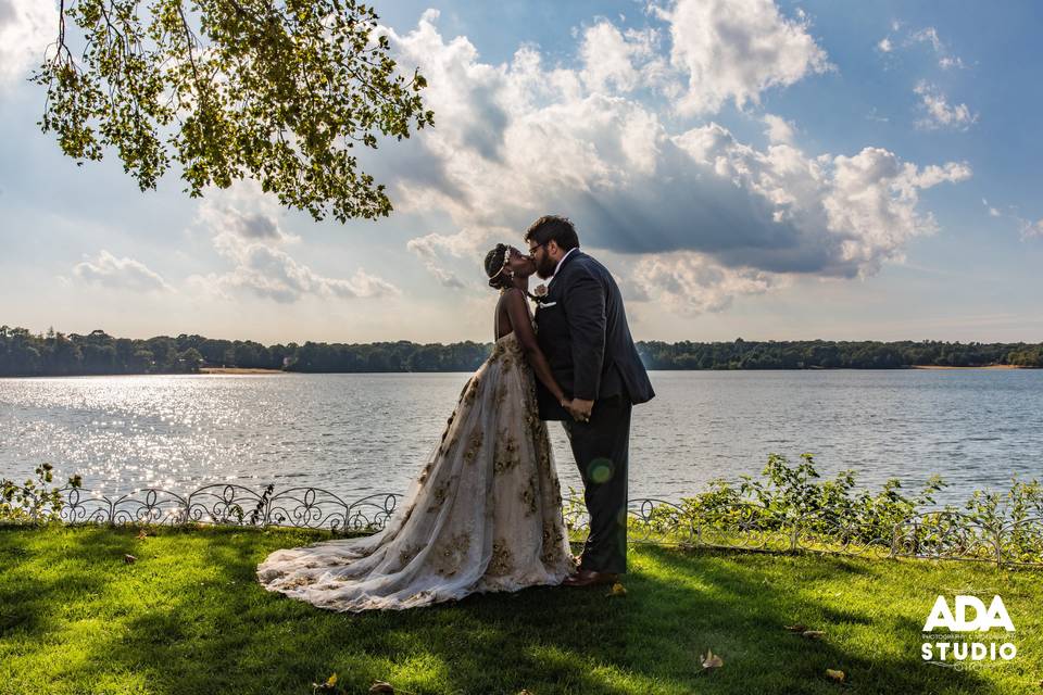 Happy Couple By the Water