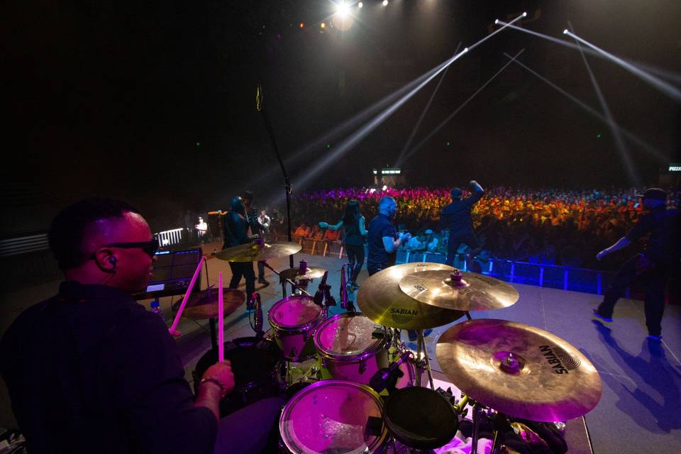 Dennis on the Drums at Baylor!