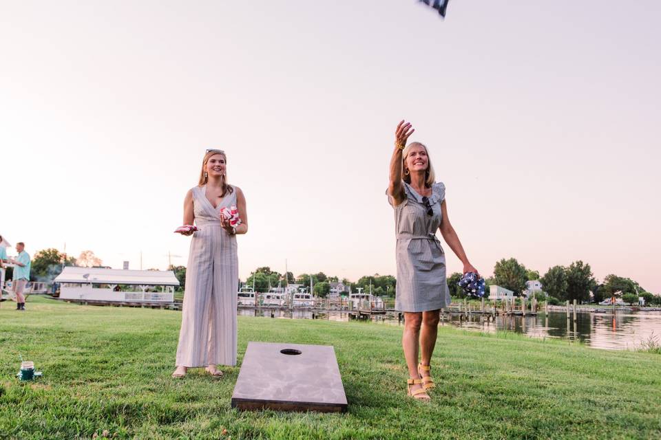 Lawn games for guests