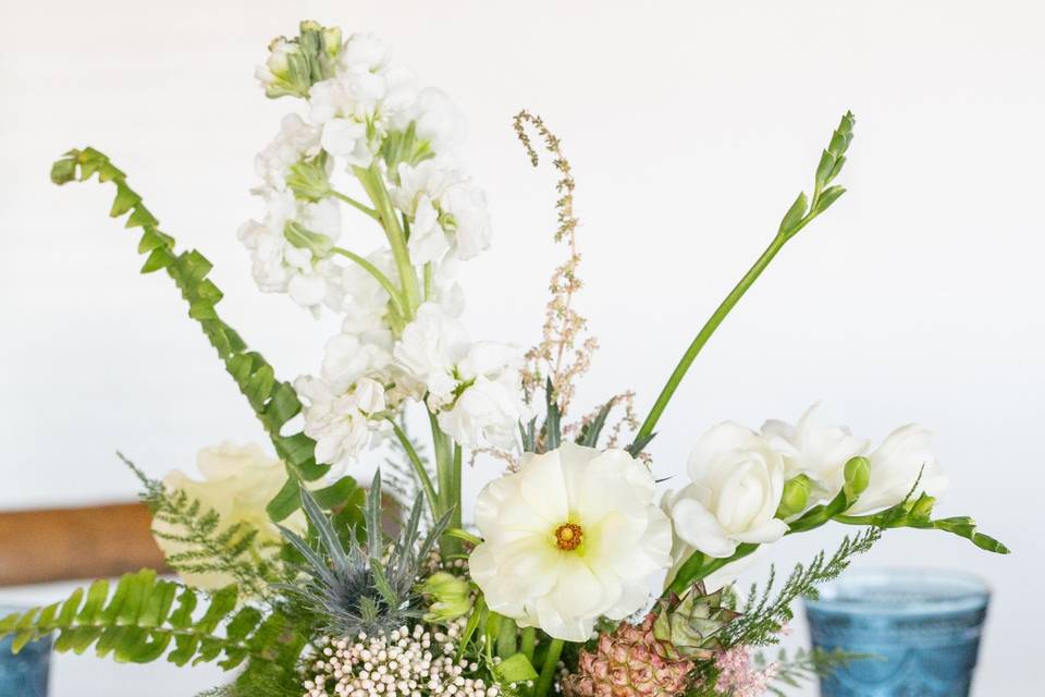 Pineapple centerpieces