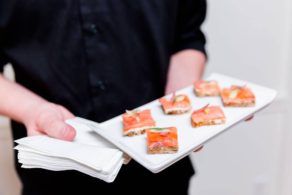 Salmon hors d'oeuvre