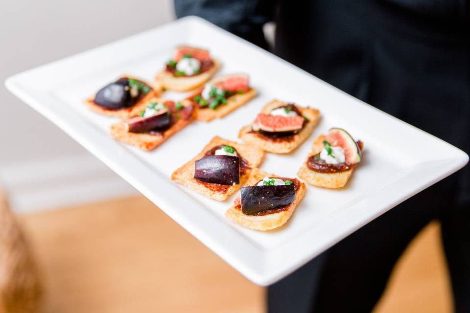 Fig hors d'oeuvre