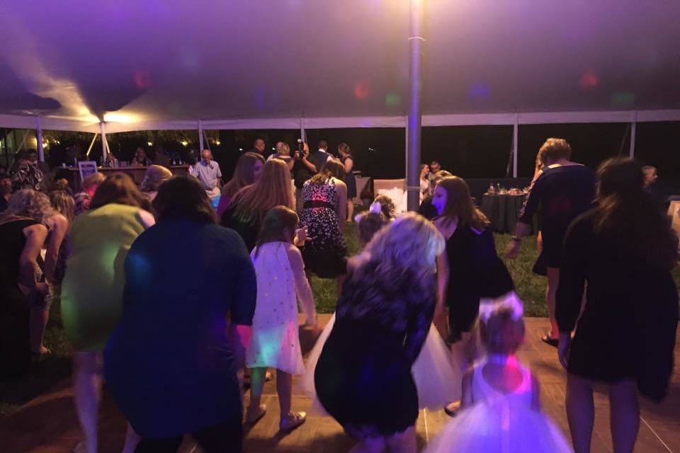 Wedding dance floor