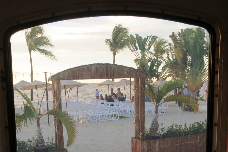 View from Island Time Trolley at The Marriott Key Largo Bay Resort